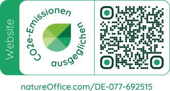 Logo klimaneutrale Website von Nature Office