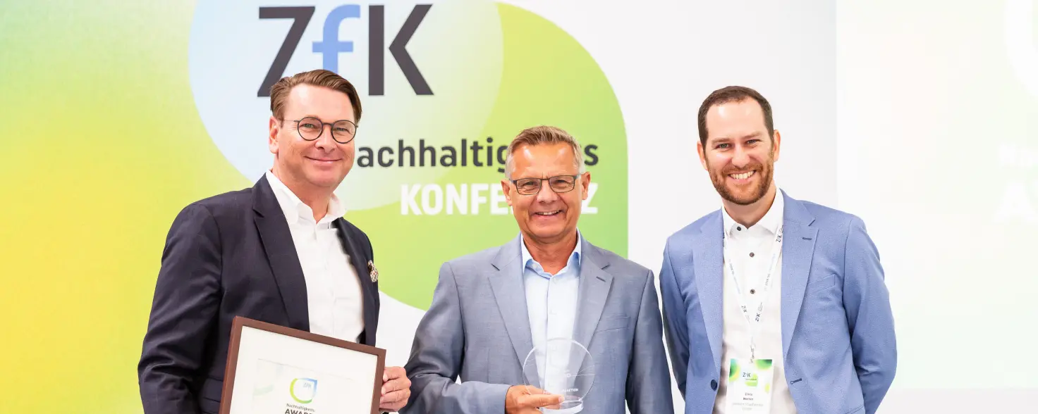 ZfK Nachhaltigkeits Konferenz Verleihung