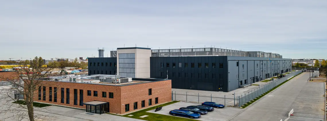 NTT Rechenzentrum im Gewerbequartier Marienpark in Berlin-Tempelhof.