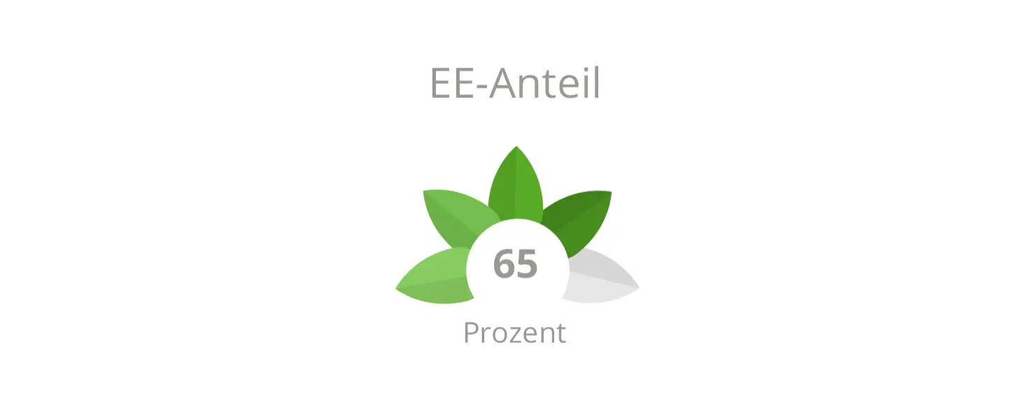 Dietzgenstraße: EE-Anteil 66 Prozent